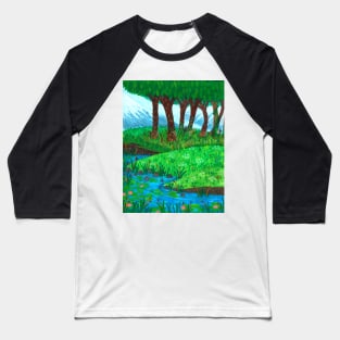 Mountain pond Baseball T-Shirt